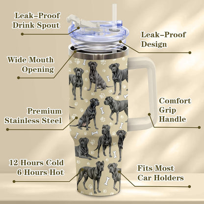 Beagle Gifts for Women Men, 40oz Stainless Steel Insulated Tumbler Travel Cup Mug, Funny and Unique Beagle Gifts for Dog Lover - Colors B