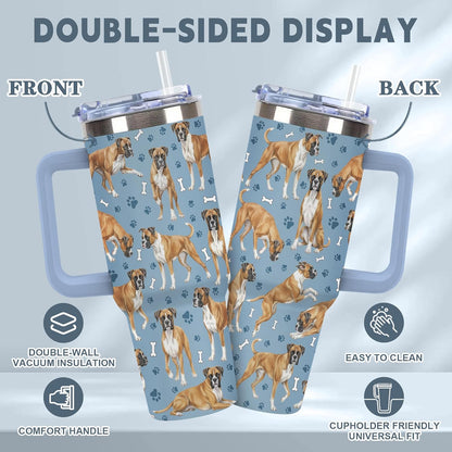 Beagle Gifts for Women Men, 40oz Stainless Steel Insulated Tumbler Travel Cup Mug, Funny and Unique Beagle Gifts for Dog Lover - Colors A