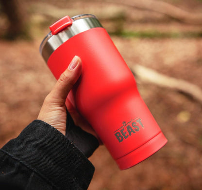 Beast 10 oz Tumbler Stainless Steel Vacuum Insulated Coffee Ice Cup Double Wall Travel Flask (Arctic White)