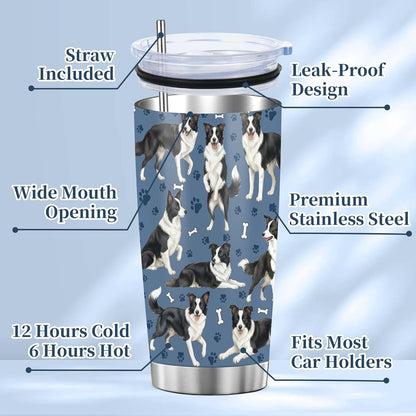Beagle Gifts for Women Men, 40oz Stainless Steel Insulated Tumbler Travel Cup Mug, Funny and Unique Beagle Gifts for Dog Lover - Colors A
