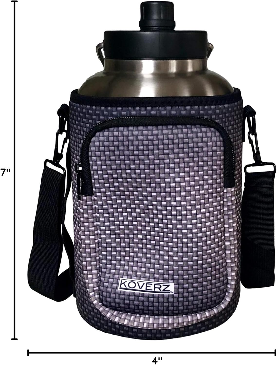 24-30oz 750ml Water Bottle Carrier with Shoulder Strap, Water Bottle Insulator - Midnight Mums