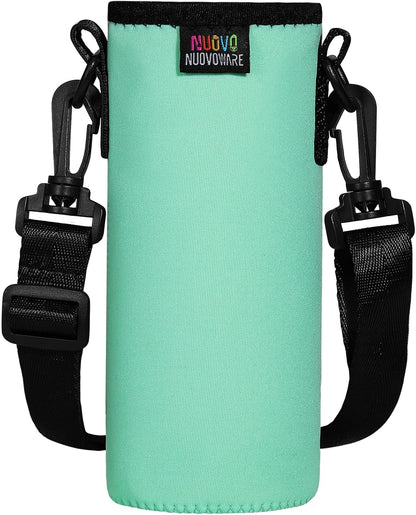 Nuovoware Water Bottle Carrier Bag, Premium Neoprene Portable Insulated Water bottle Sling Holder Bag 500ml/750ml/1000ml with Adjustable Shoulder Strap for Men Women Hiking, Sling Bottle Bag Case