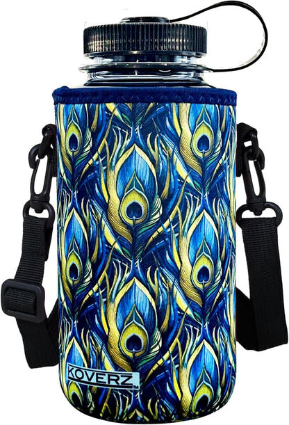 24-30oz 750ml Water Bottle Carrier with Shoulder Strap, Water Bottle Insulator - Midnight Mums