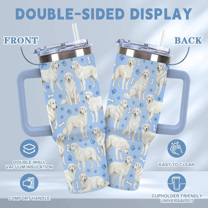 Beagle Gifts for Women Men, 40oz Stainless Steel Insulated Tumbler Travel Cup Mug, Funny and Unique Beagle Gifts for Dog Lover - Colors B