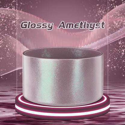 Glossy Gradient Silicone Boot, Compatible with Stanley H2.0 20-40oz & IceFlow 20-30oz, Chameleon Metallic Shimmer Cup Sleeve Protector for Hydroflask and Bottle Bottom with 2.8-3in