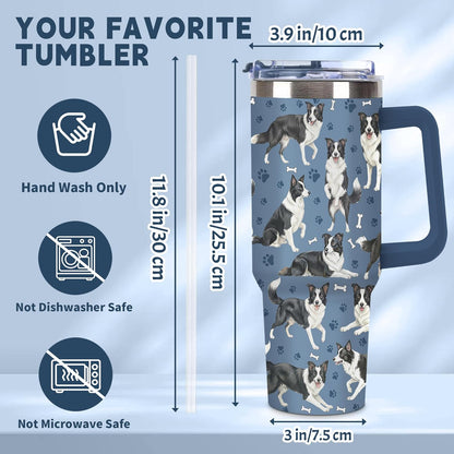 Beagle Gifts for Women Men, 40oz Stainless Steel Insulated Tumbler Travel Cup Mug, Funny and Unique Beagle Gifts for Dog Lover - Colors A