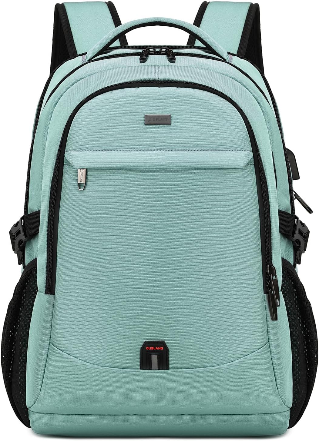 DUSLANG 17 Inch Laptop Backpack for Travel Water Resistant College Backpack for Men/Women Laptop Bag with USB Charging Port,Black - Colors B