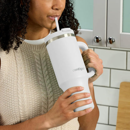 Contigo Streeterville 40oz Tumbler, Stainless Steel Vacuum Insulated, Leak-Proof, Cold for 29 Hours, Reef