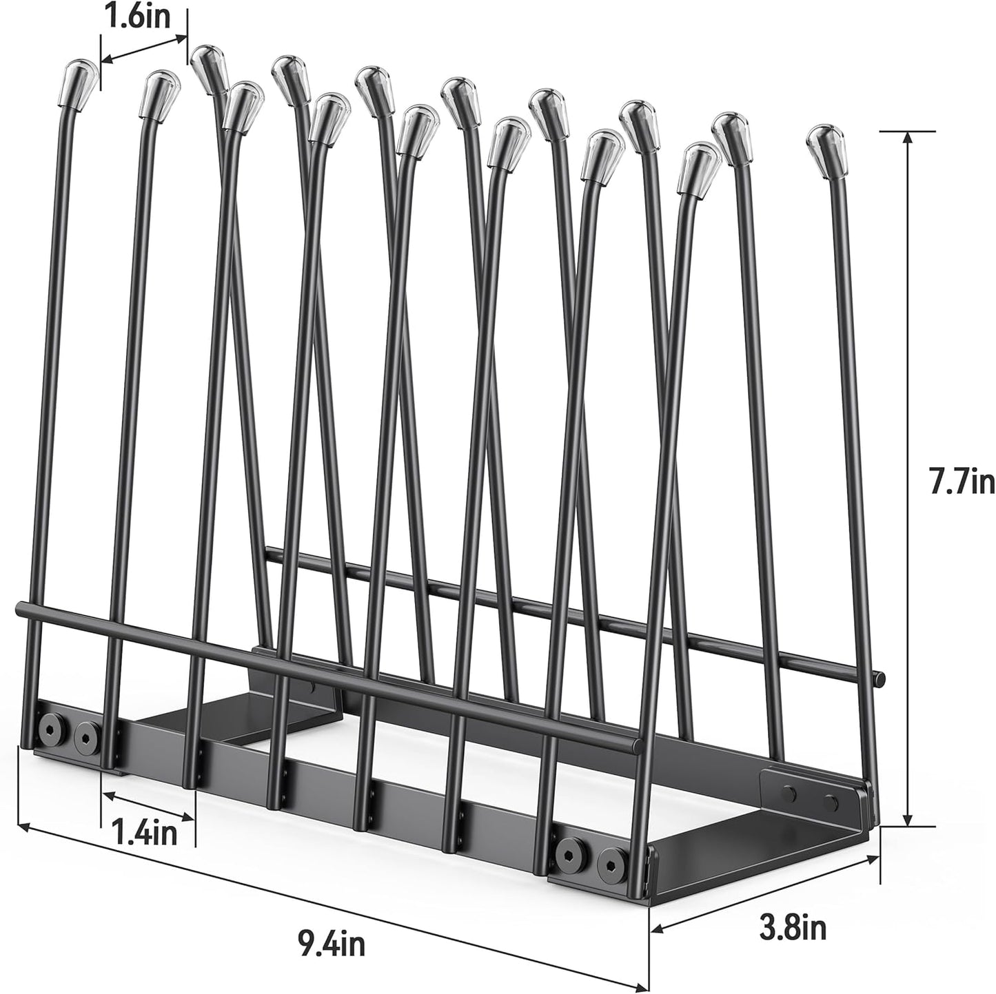 Plastic Bag Drying Rack, Metal Reusable Silicone Ziplock Bag & Bottle Drying Stand, Lerine Drying Rack Kitchen Organizer, Silver