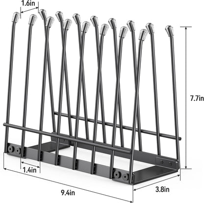 Plastic Bag Drying Rack, Metal Reusable Silicone Ziplock Bag & Bottle Drying Stand, Lerine Drying Rack Kitchen Organizer, Silver