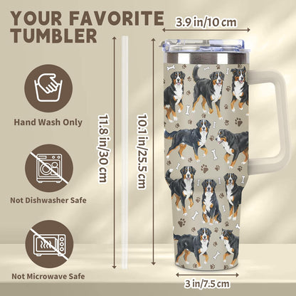 Beagle Gifts for Women Men, 40oz Stainless Steel Insulated Tumbler Travel Cup Mug, Funny and Unique Beagle Gifts for Dog Lover - Colors B