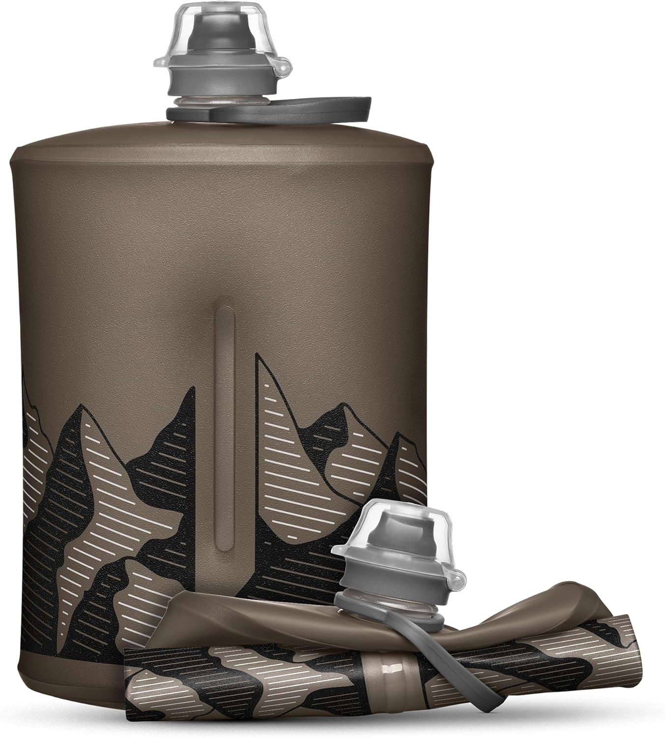HydraPak Stow Collapsible Water Bottle – 350ml, 500ml, 1L – Ultralight, Leak-Proof, BPA-Free, Filter Compatible Travel & Hiking Flask
