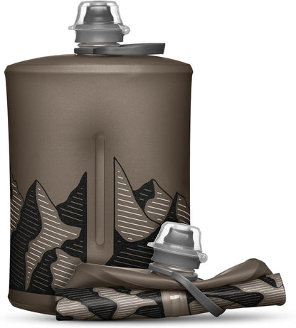HydraPak Stow Collapsible Water Bottle – 350ml, 500ml, 1L – Ultralight, Leak-Proof, BPA-Free, Filter Compatible Travel & Hiking Flask