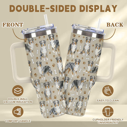 Beagle Gifts for Women Men, 40oz Stainless Steel Insulated Tumbler Travel Cup Mug, Funny and Unique Beagle Gifts for Dog Lover - Colors A