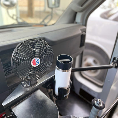 Master Magnetics Magnetic Cup Holder - Caddy for Bottles, Glasses, and Cans - Fits on Fridge, Lawnmower, Forklift, Cart, or Ladder - Heavy-Duty Magnet