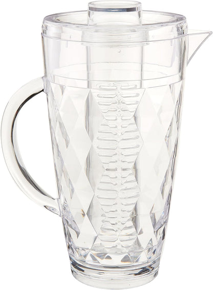 Prodyne Fruit Infusion Flavor Pitcher, Clear, 93 oz.