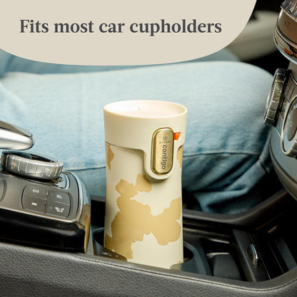 Contigo x Ally Love Stainless Steel Vacuum-Insulated Travel Mug with Autoseal and Easy Clean Lid, Spill-proof, Keeps Drinks cold 24 hrs & hot for 11 hrs, BPA Free, 16oz., West Loop 3.0, Licorice