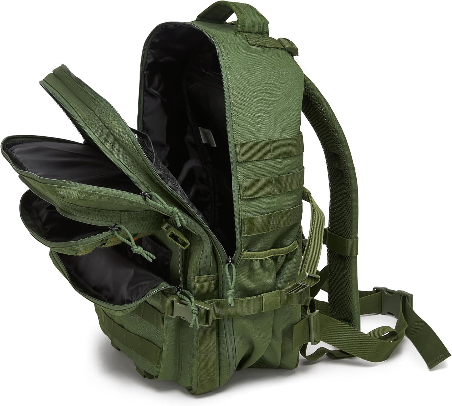 Wotony Military Tactical Backpack for Men Waterproof Daypack 3 Day Assault Pack Molle Bag with Water Bottle Holder