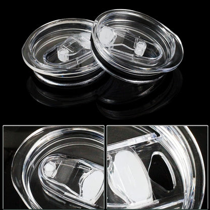 20 oz Skinny Tumbler Replacement Lids Spill Proof Splash Resistant Lids Covers for 2.76in Cup Mouth Compatible with YETI Rambler and More Tumbler Cups (20 oz, 2 Pack)