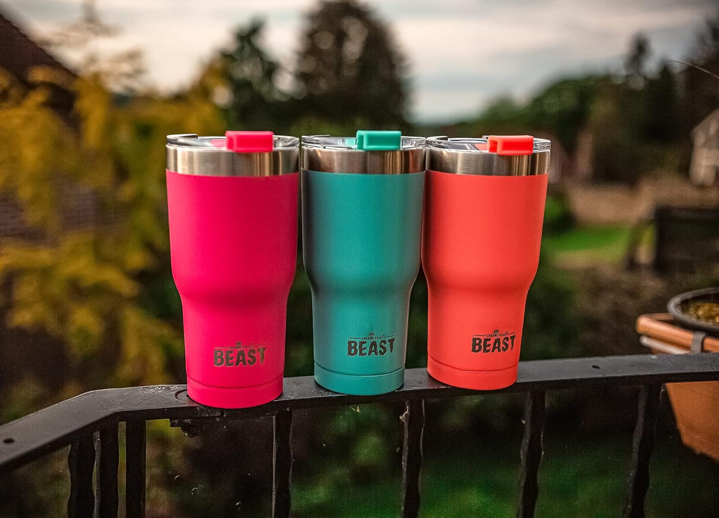 Beast 10 oz Tumbler Stainless Steel Vacuum Insulated Coffee Ice Cup Double Wall Travel Flask (Arctic White)
