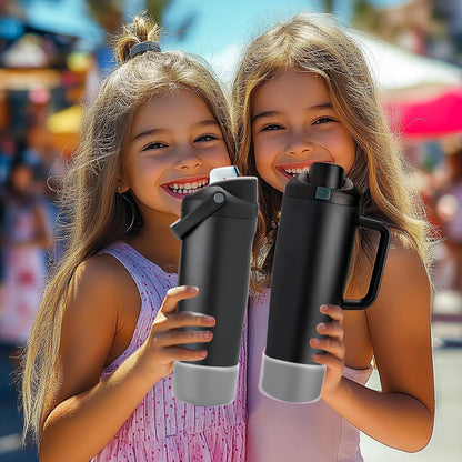 Mity rain 2PCS Protective Silicone Boots for Owala 30oz & 40oz FreeSip Sway Bottles & Tumblers - Accessories for owala, Enhances Stability & Prevents Scratches(Black Cherry)