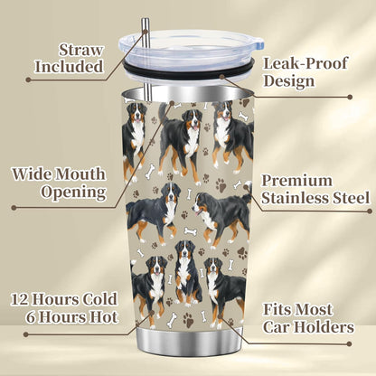 Beagle Gifts for Women Men, 40oz Stainless Steel Insulated Tumbler Travel Cup Mug, Funny and Unique Beagle Gifts for Dog Lover - Colors B