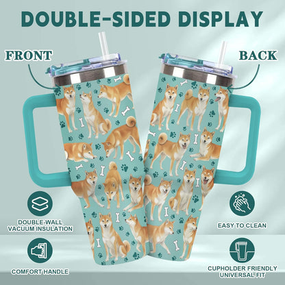 Beagle Gifts for Women Men, 40oz Stainless Steel Insulated Tumbler Travel Cup Mug, Funny and Unique Beagle Gifts for Dog Lover - Colors B