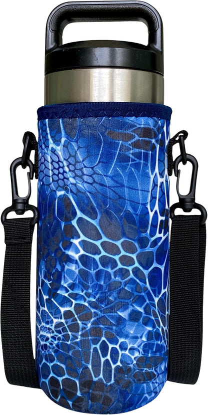 24-30oz 750ml Water Bottle Carrier with Shoulder Strap, Water Bottle Insulator - Midnight Mums