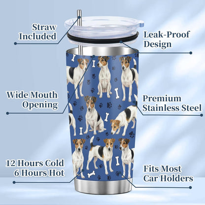 Beagle Gifts for Women Men, 40oz Stainless Steel Insulated Tumbler Travel Cup Mug, Funny and Unique Beagle Gifts for Dog Lover - Colors B