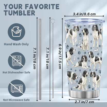 Beagle Gifts for Women Men, 40oz Stainless Steel Insulated Tumbler Travel Cup Mug, Funny and Unique Beagle Gifts for Dog Lover - Colors A