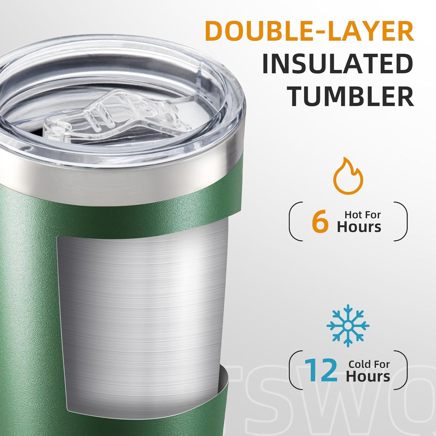 20 oz Tumbler with Lid Stainless Steel Insulated Tumblers Double Wall Vacuum Coffee Mug Powder Coated Tumbler Cups for Cold and Hot Drinks, Tropical Pink, 1 pack