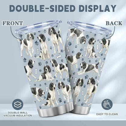 Beagle Gifts for Women Men, 40oz Stainless Steel Insulated Tumbler Travel Cup Mug, Funny and Unique Beagle Gifts for Dog Lover - Colors A