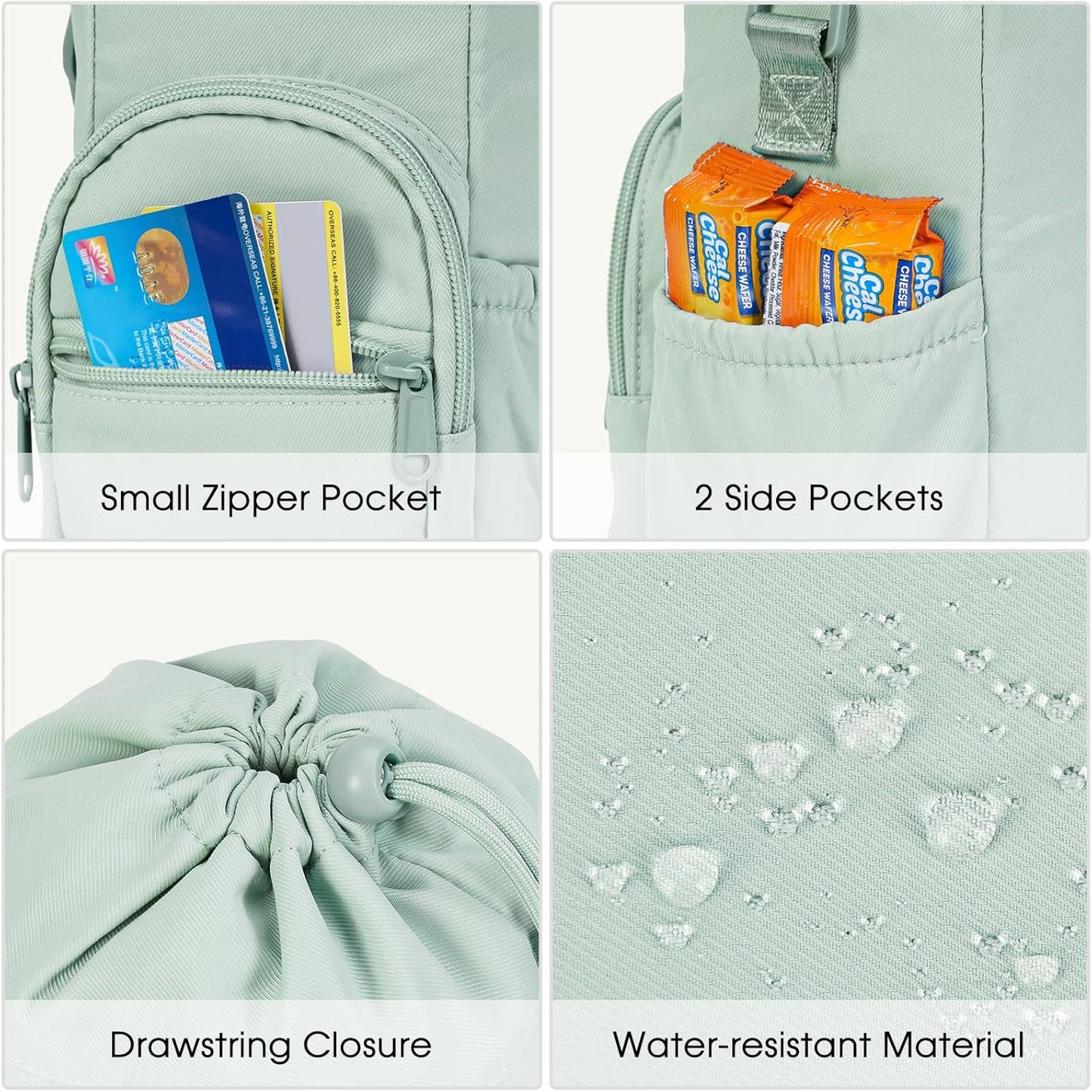 sportsnew Water Bottle Holder 40oz Crossbody Insulated Cup Sleeve Water Bottle Carrier Sling Bag with Phone Pocket, Walking