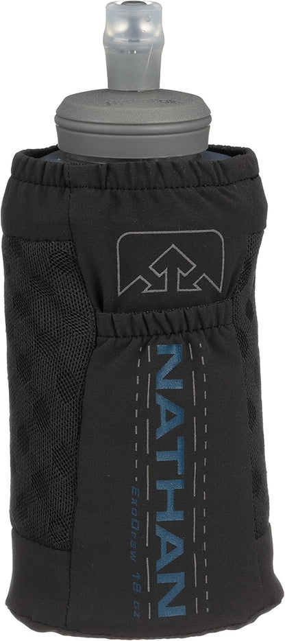 Nathan ExoDraw & ExoShot 2.0 Flask, Handheld Water Bottle for Marathons, Hiking, Ultra Running and Outdoor Activity