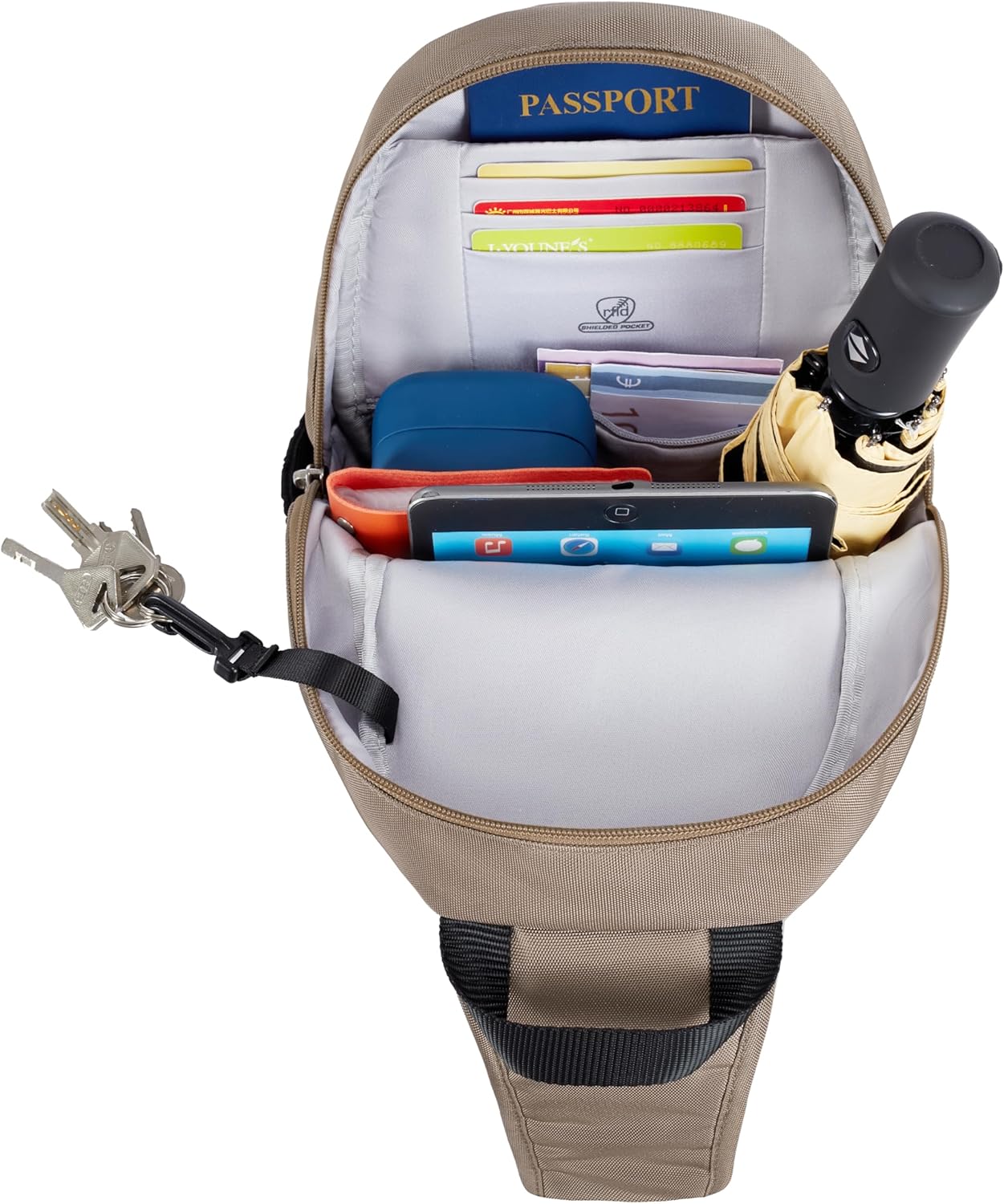 Travelon Anti-Theft Classic Sling Bag