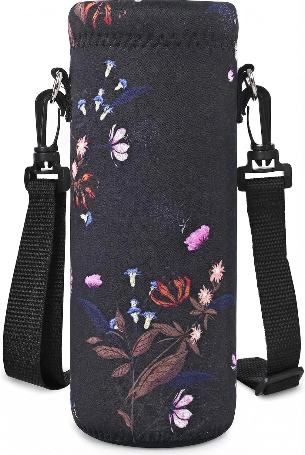 AUPET Water Bottle Sling Bag Carrier Crossbody Sleeve,Insulated Neoprene Bottle Case Holder Pouch Cover 500ML/17oz with Shoulder Strap for Walking Women Men