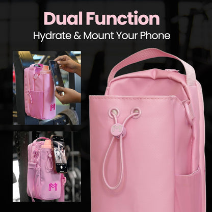 MAGNACE Magnetic Gym Bag Bundle, 3-in-1 Set with Water Bottle Holder, Magnetic Pouch, Towel & Sling Bag – For Men & Women