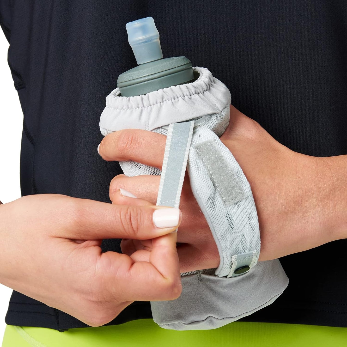Nathan ExoDraw & ExoShot 2.0 Flask, Handheld Water Bottle for Marathons, Hiking, Ultra Running and Outdoor Activity