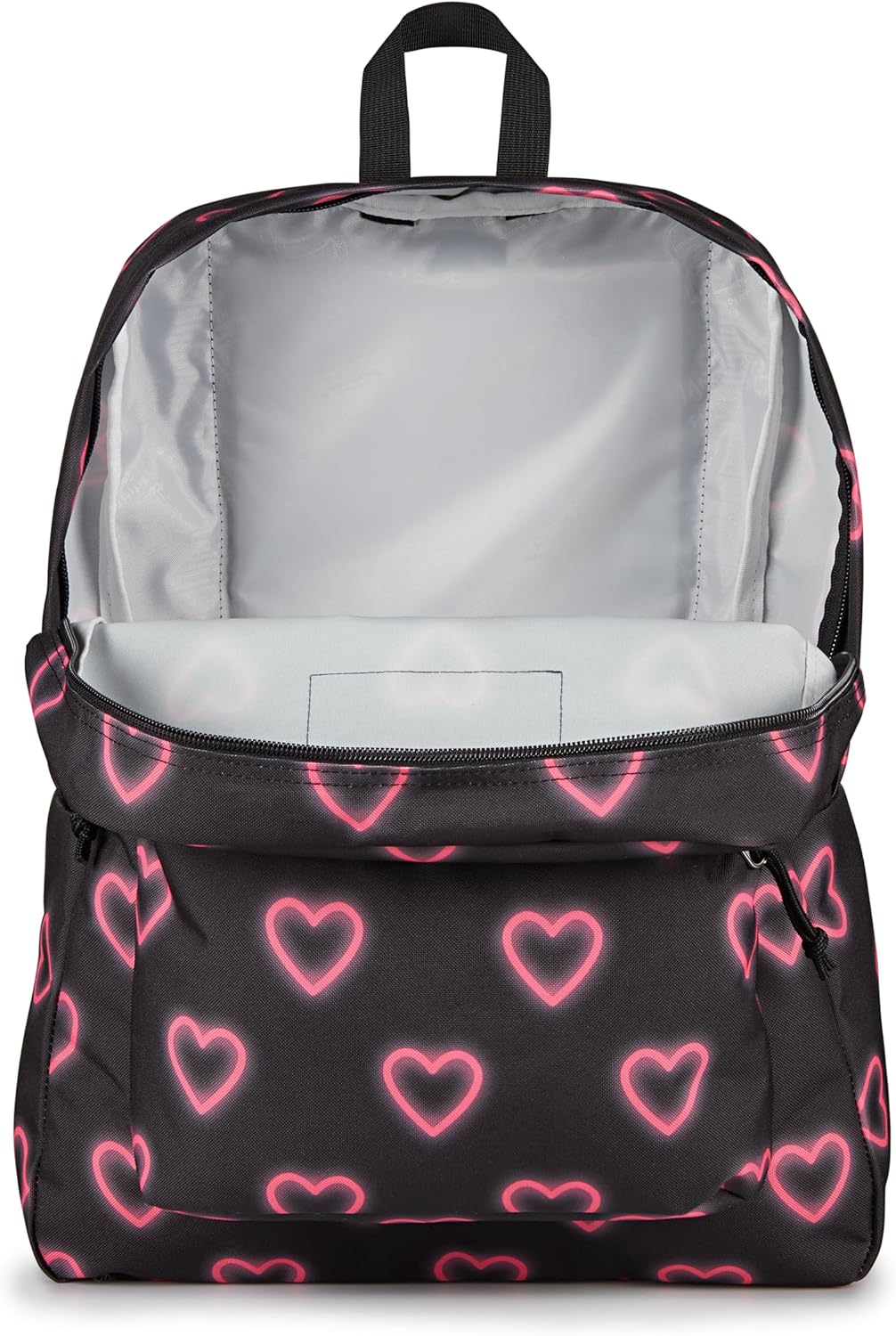 JanSport SuperBreak One Backpacks - Durable, Lightweight Bookbag with 1 Main Compartment, Front Utility Pocket with Built-in Organizer - Premium Backpack, Black - Colors B