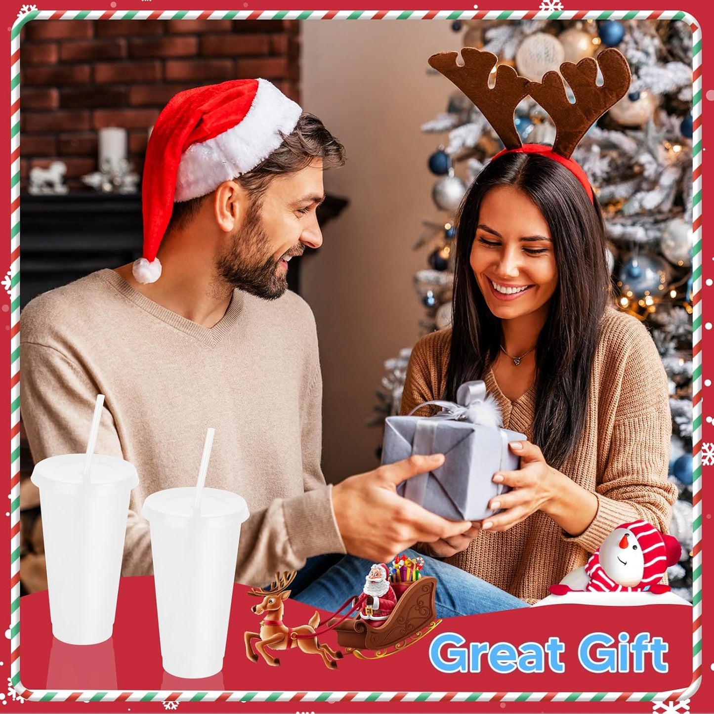 24 Pack Plastic Tumblers with Lids and Straw, Reusable Cups with Lids and Straws Colorful Cups for Cold Drink Iced Coffee, Plastic Tumbler Bulk for Party Birthday Gifts (24 oz, Stylish Colors)
