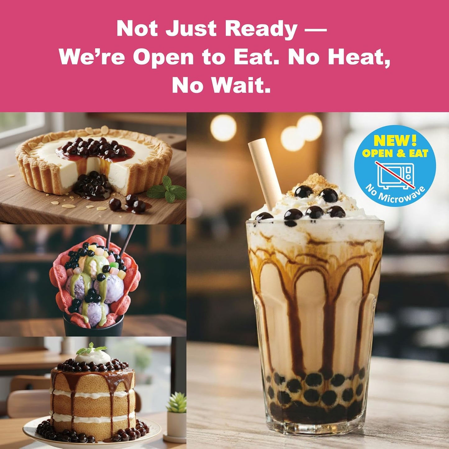 O's Bubble Boba Tea Kit - Bubble Tea Kit - All in One Boba Kit - Boba Kit for Kids - 6 Servings Includes Cups, Straws, Stirrer (Party Kit Variety Pack Upgrade) (Mixed Fruit)