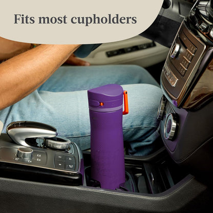Contigo Jackson Chill 2.0, Vacuum-Insulated Stainless Steel Water Bottle with Secure Lid, Leak-Proof Travel Friendly, 20oz Capacity, Blueberry Color, Keeps Drinks Cold for 12 Hours