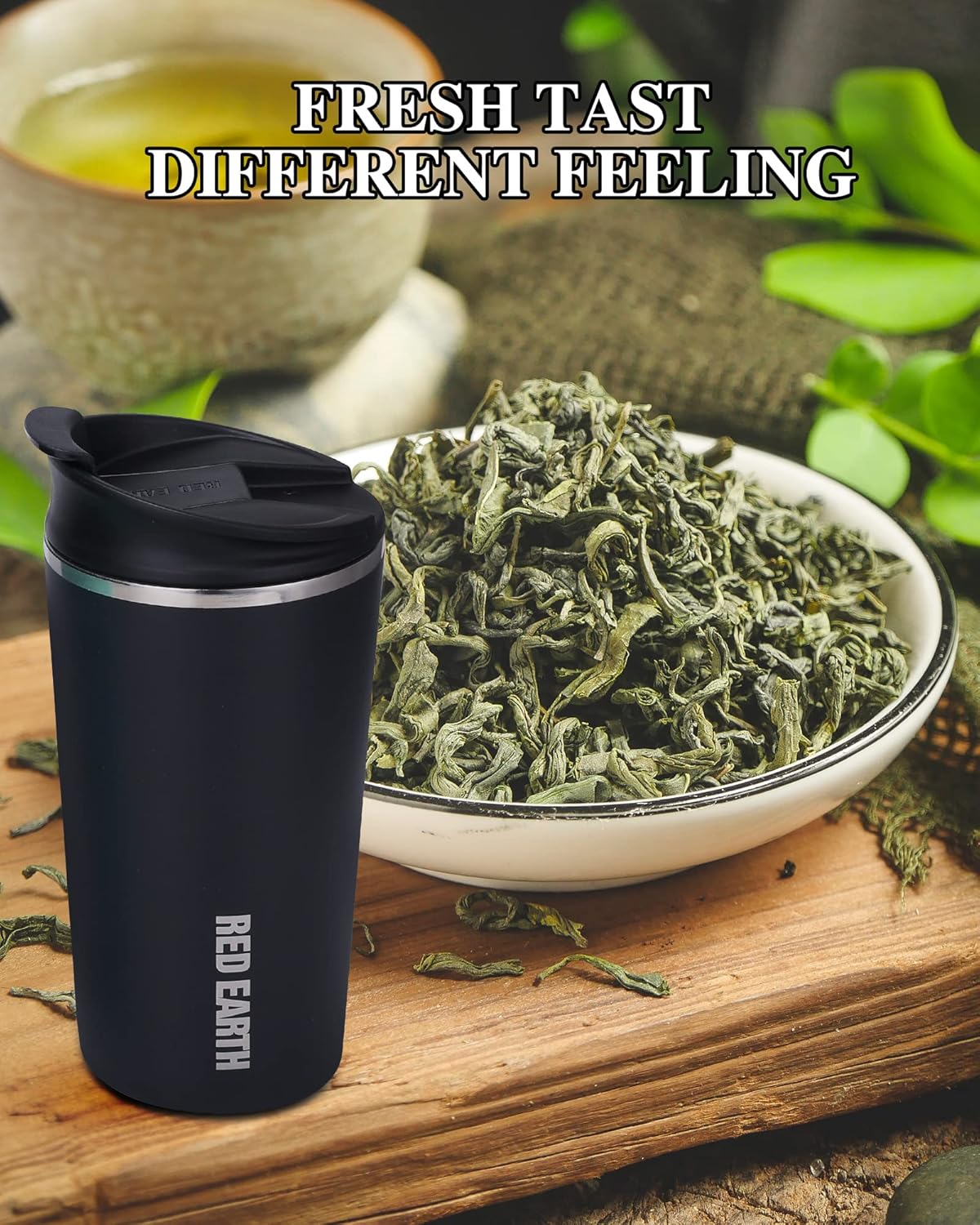 GiNT 17oz Travel Tea Mug with Infuser, 2 Lids. Vacuum Insulated 316 Stainless Steel Coffee Mug. Dishwasher Safe Tea Cup with Strainer for Hot & Cold Brew Coffee. Mothers Day Gifts for Mom (White)