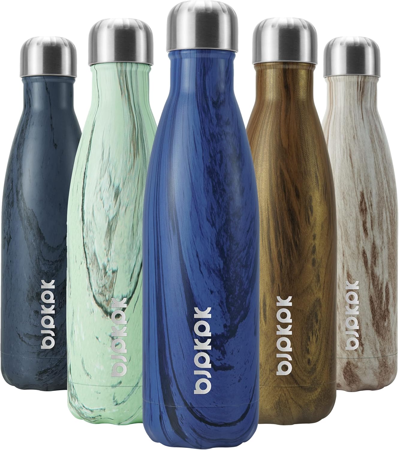 BJPKPK Insulated Water Bottle 12oz Small Stainless Steel Water Bottles Reusable Metal Thermal Keep Cold and Hot,Dreamy Purple - Colors B