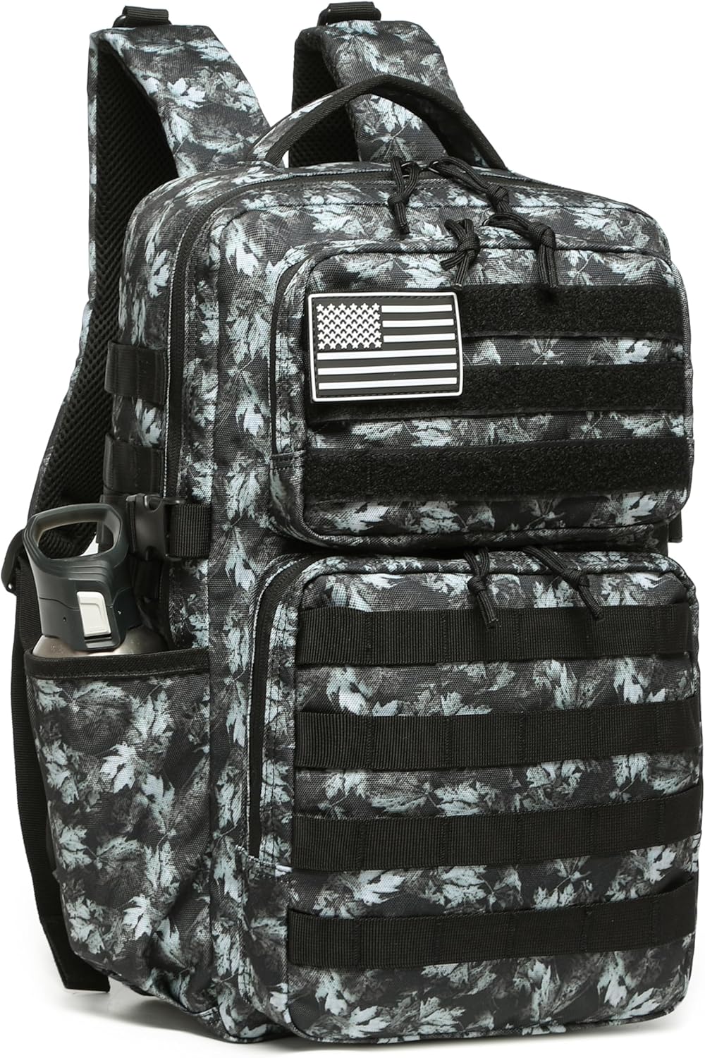 Wotony Military Tactical Backpack for Men Waterproof Daypack 3 Day Assault Pack Molle Bag with Water Bottle Holder