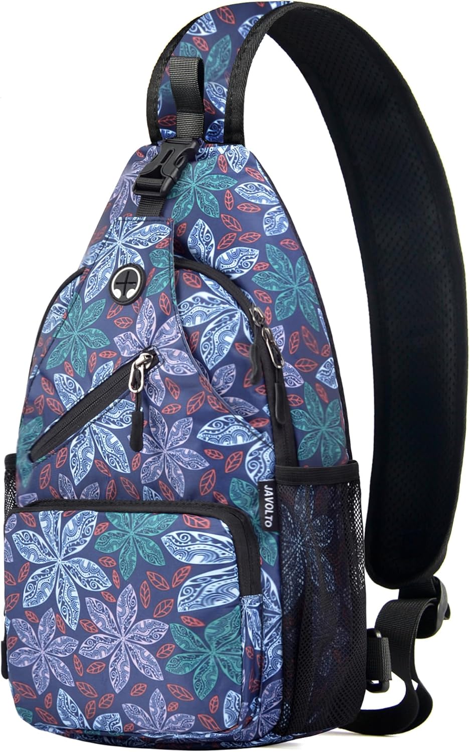 Javolto Sling Bag for Men Crossbody Backpack, Small Sling Backpack Mens Shoulder Bag, Casual Daypack Hiking Bag for Travel