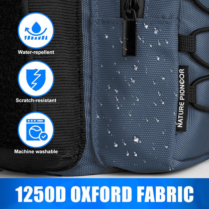 NATURE PIONEOR Magnetic Gym Bag for Men and Women - Magnet Water Bottle Holder Sling Carrier with Crossbody Shoulder Strap,Gym Accessories Pouch,Phone Pockets for Sports,Walking,Travel,Workout