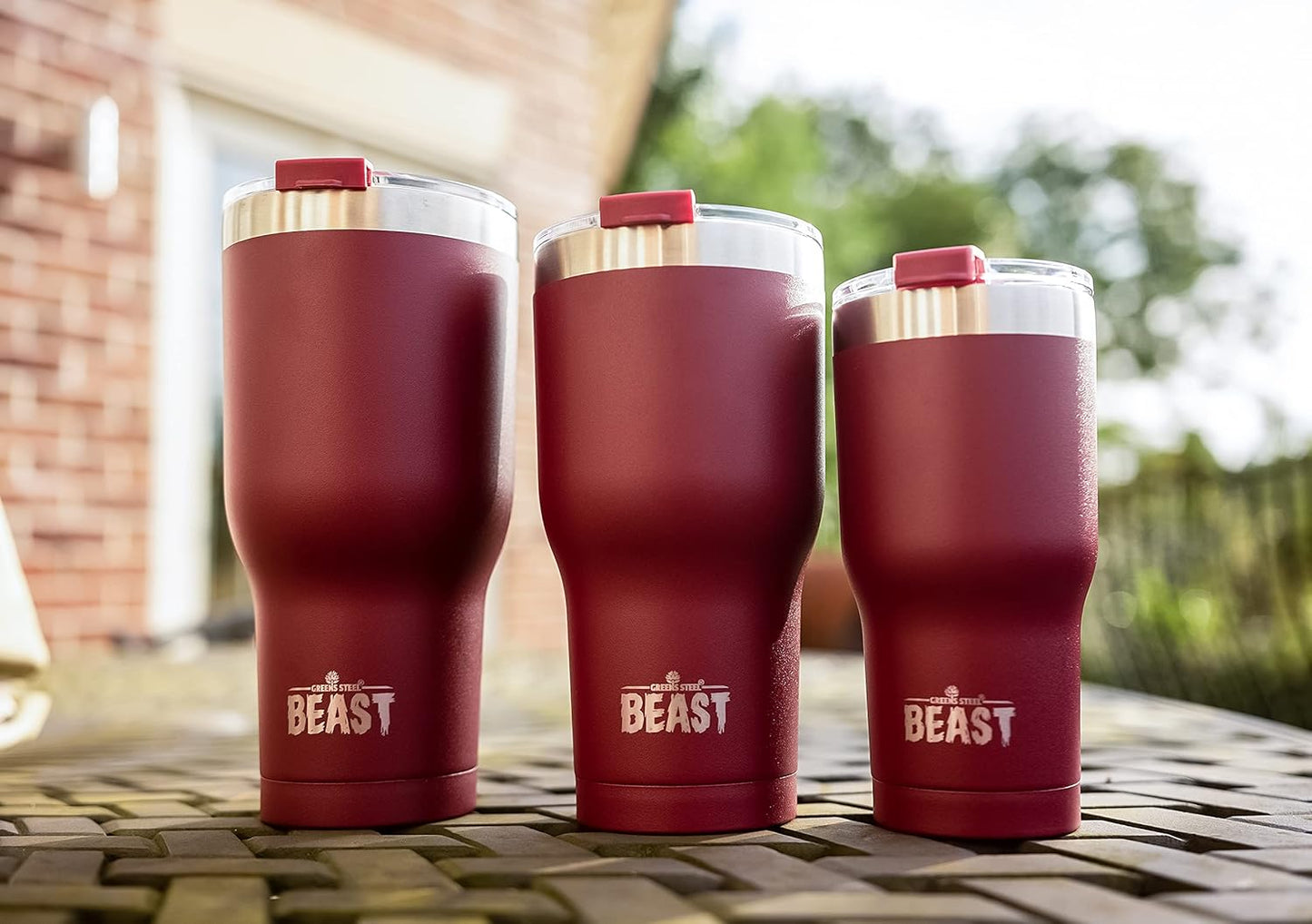 Beast 10 oz Tumbler Stainless Steel Vacuum Insulated Coffee Ice Cup Double Wall Travel Flask (Arctic White)