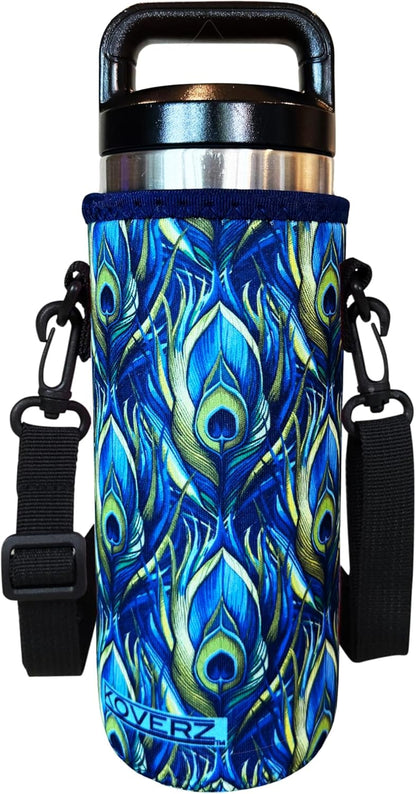 24-30oz 750ml Water Bottle Carrier with Shoulder Strap, Water Bottle Insulator - Midnight Mums