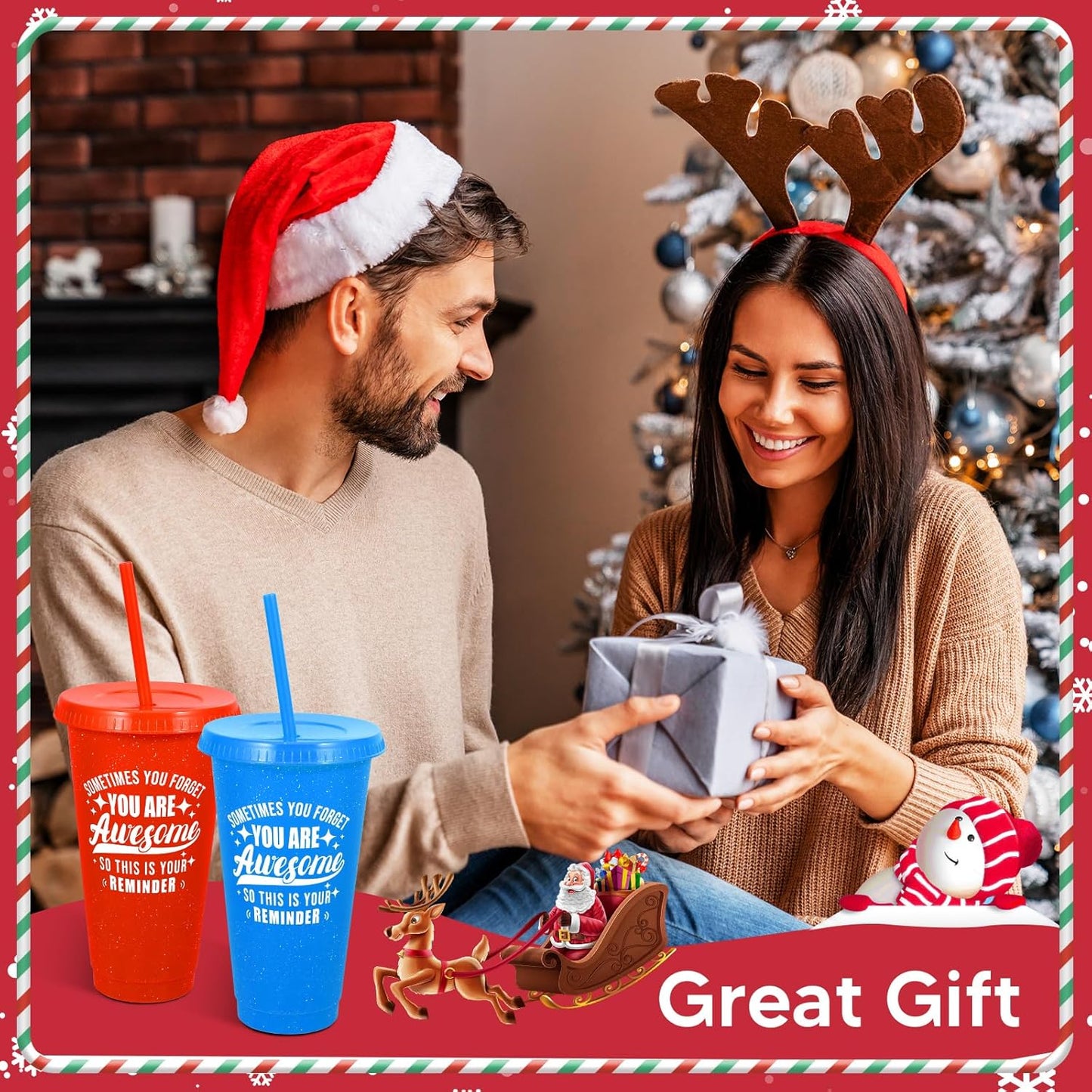 24 Pack Plastic Tumblers with Lids and Straw, Reusable Cups with Lids and Straws Colorful Cups for Cold Drink Iced Coffee, Plastic Tumbler Bulk for Party Birthday Gifts (24 oz, Stylish Colors)